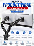 RACK DE 2 BRAZOS UNIVERSAL PARA MONITOR