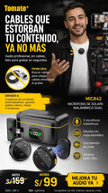 MICRÓFONO DE SOLAPA INALÁMBRICO DUAL