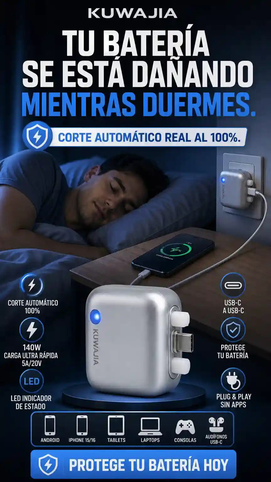 ADAPTADOR ANTI-SOBRECARGA CON CORTE AL 100%